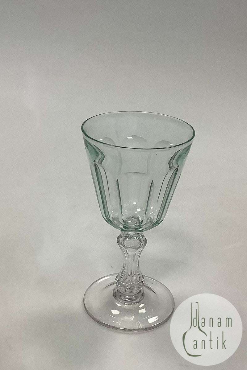 Val Saint-Lambert Bernadotte Hvidvinsglas Grøn