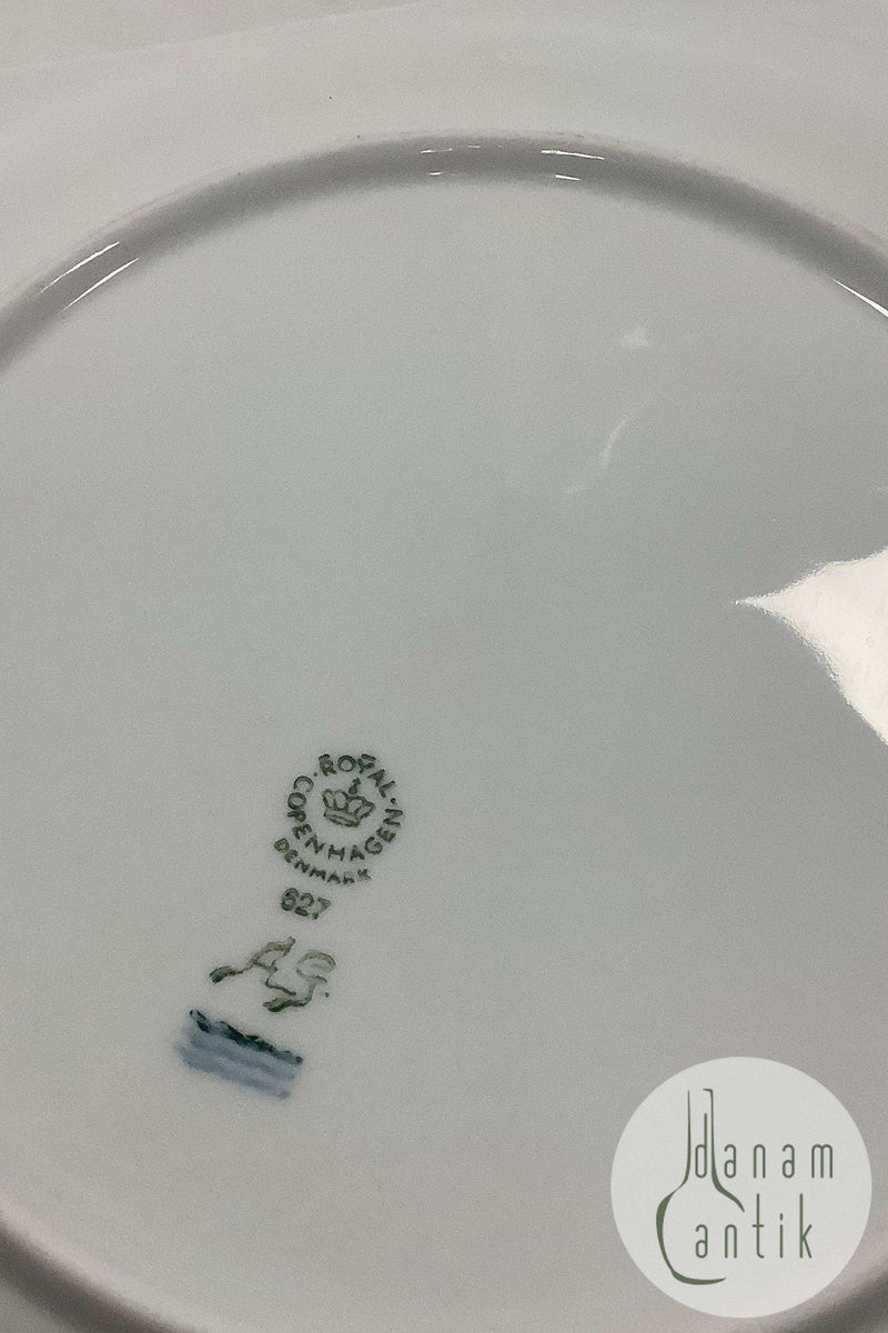 Royal Copenhagen Hvid Konkylie Buffet Tallerken No 627