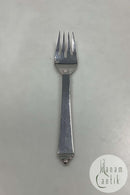 Georg Jensen Pyramide EPNS Sølvplet Fiskegaffel