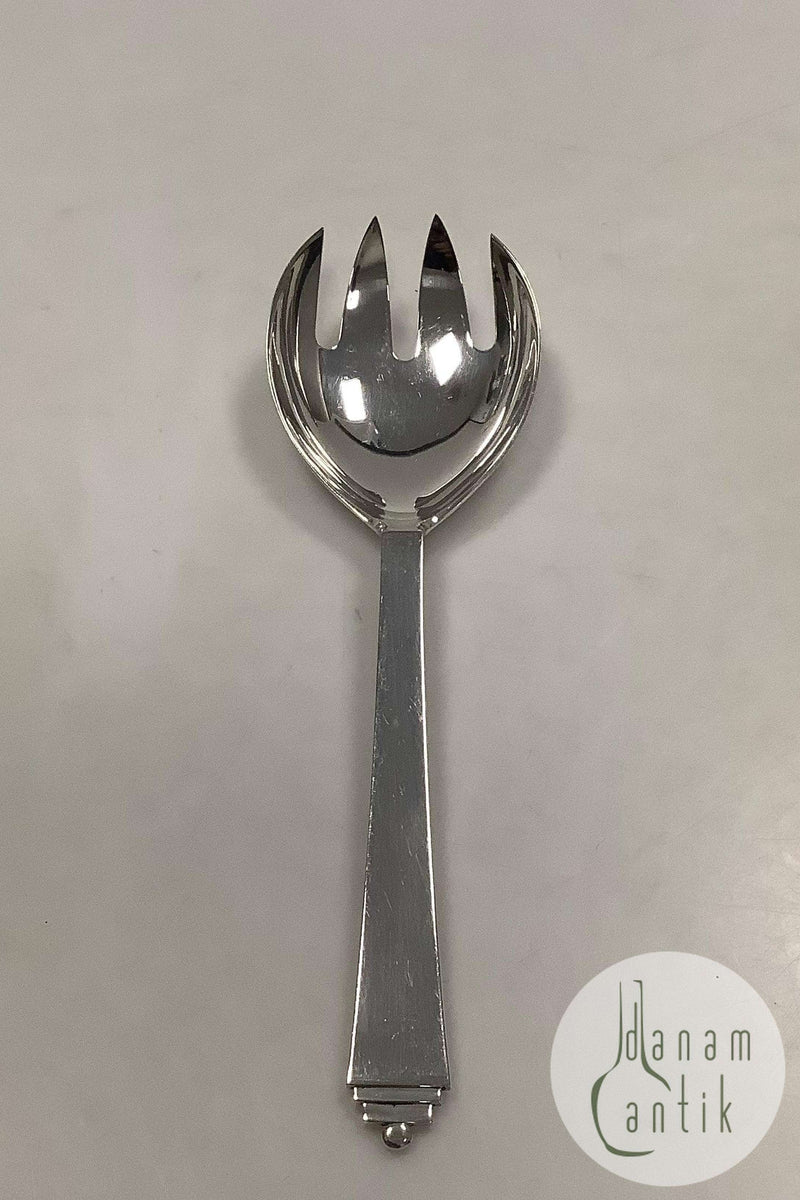Georg Jensen Pyramide EPNS Sølvplet Serveringsgaffel