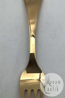 Georg Jensen Årsgaffel 1992 Forgyldt Sterling Sølv med emalje.