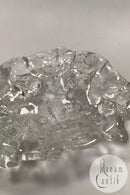 Stor Svensk Glas kunst skål med marine emner