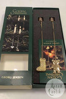 Georg Jensen Golden Christmas Lyseholder - Bamse og Julesok 2003