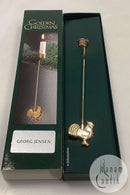 Georg Jensen Golden Christmas Lyseholder - Hane 1999
