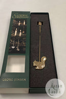 乔治-延森金色圣诞烛台-松鼠2004