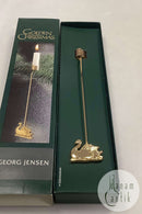 Georg Jensen Golden Christmas Lyseholder - Svane 2000