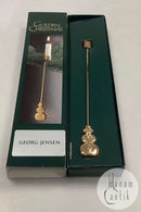 Georg Jensen Golden Christmas Lyseholder - Snemand 1999