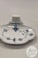 Royal Copenhagen Musselmalet Riflet Skål med Tændstikholder No 2197