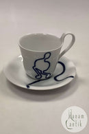 Royal Copenhagen Musica Cup with high handle No 093 B