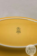 Royal Copenhagen Ursula oval Tallerken i Gul No. 621