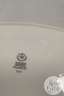 Royal Copenhagen Ursula oval Tallerken i Hvid No 624