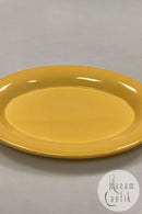 Royal Copenhagen Ursula oval Tallerken i Gul No 085