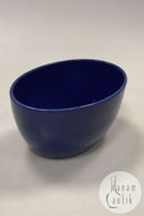 Royal Copenhagen Ursula oval Skål i Mørkeblå No 575