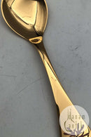 Georg Jensen Jahreslöffel 1988 Vergoldetes Sterlingsilber mit Emaille