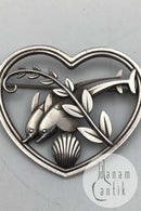 Georg Jensen Sterling Sølv Broche No. 312
