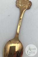 P. Hertz Gold-plated Sterling Silver Memorial Spoon Government Jubilee 1997