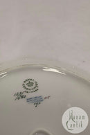 Royal Copenhagen Fuld Saksisk Blomst Gennembrudt Ovalt Fad til Frugtkurv No 1580