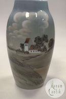 Bing og Grøndahl Art Nouveau Vase Landskab No 8792/243