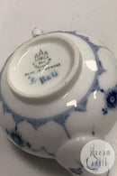 Bing和Grondahl蓝色彩绘凹槽平底锅/蓝色凹槽奶油壶