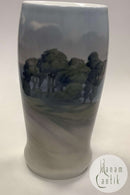 Bing og Grøndahl Art Nouveau Vase med Landskab No. 7387/95