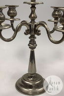 Large Beautiful 5-armed candle holder in metal
