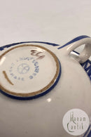 Lars Syberg Keramik Blå Thekop med underkop