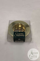 Royal Copenhagen Golden Christmas Lysestage