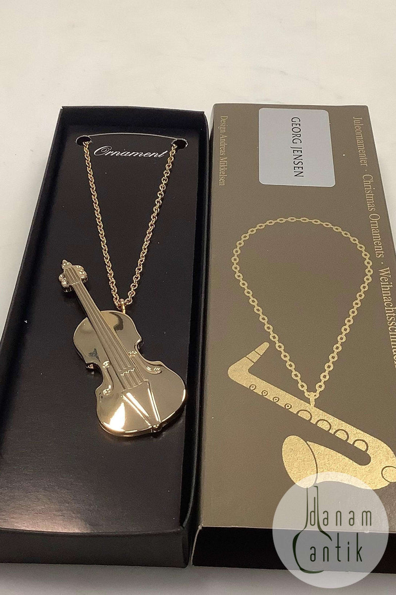 Georg Jensen Ornament Forgyldt Violin 1995