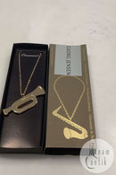 Georg Jensen Ornament Goldplattierte Trompete 1991