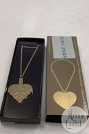 Georg Jensen Ornament Forgyldt Flettet Hjerte 1997