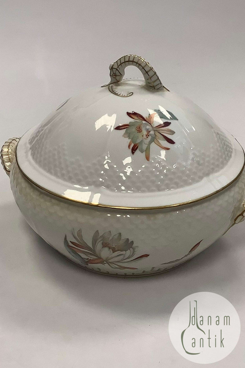 Bing and Grondahl仙人掌水壶，带盖。可容纳1.5升。状态良好，无破损。