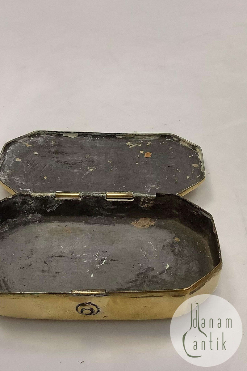 Antik Snus Boks i Messing