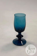 Bertil Vallien Boda Glass Blue Series Liqueur Glass