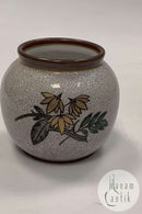 Bing og Grøndahl Krakele Vase med Blomster No 445/K/1032