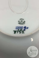 Royal Copenhagen Blå Blomst Flettet Oval Skål No 8132