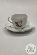 Bing og Grøndahl Fruesko Kaffekop og Underkop No. 102