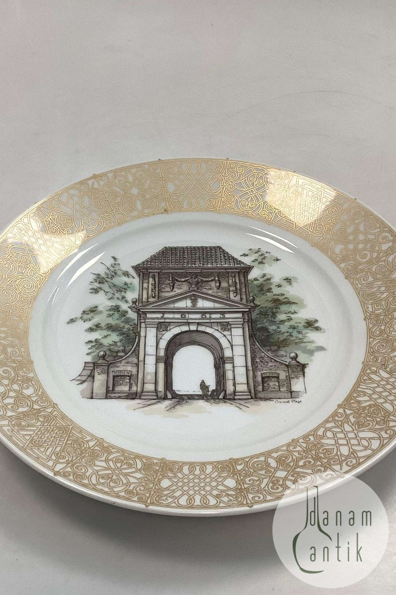 Royal Copenhagen Platte Københavnske Prospekter Kastellet No 5 Mads Stage 1977