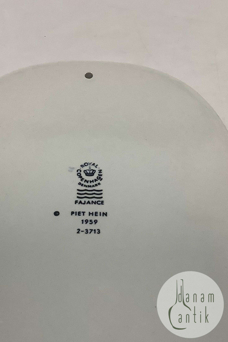 Royal Copenhagen Piet Hein Gruk Platte 1959