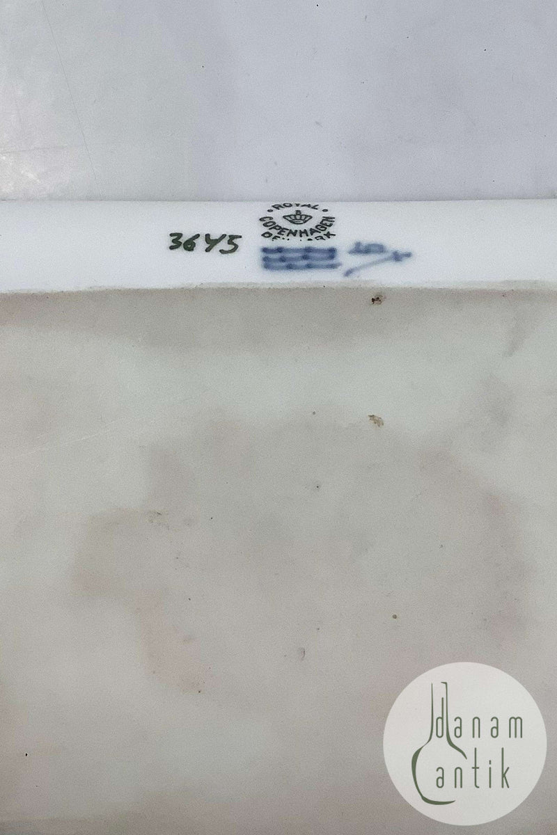 Royal Copenhagen aflang bakke med Langelinie No 3645