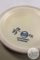 Royal Copenhagen Vase i Mat Jern Glasur med Fugl No 10 / 33