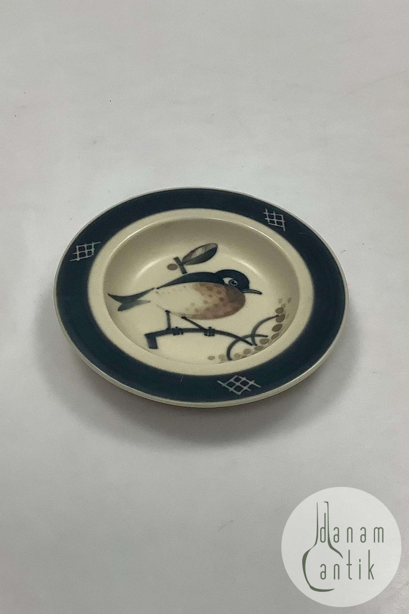 Royal Copenhagen skål i Mat Jern Glasur med Fugl No 10 / 10