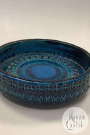 Italy Large Modern Earthenware / Stoneware Bowl in Blue
