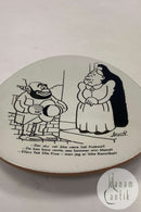 Knabstrup Platte med Storm P. Motiv og Vers