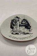 Knabstrup Platte med Storm P. Motiv og Vers