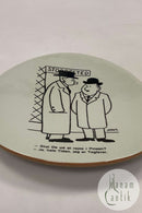 Knabstrup Platte med Storm P. Motiv og Vers