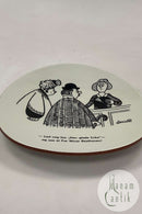 Knabstrup Platte med Storm P. Motiv og Vers