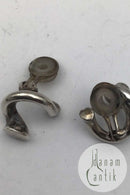 Georg Jensen Sterling Sølv Hjerte Øreringe (Clips) 2002 - Regitze Overgaard