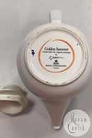 Royal Copenhagen Gylden Sommer Kaffekande No. 128