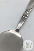 Georg Jensen Sterling Sølv / Stål Kaktus Serveringsspade No. 206