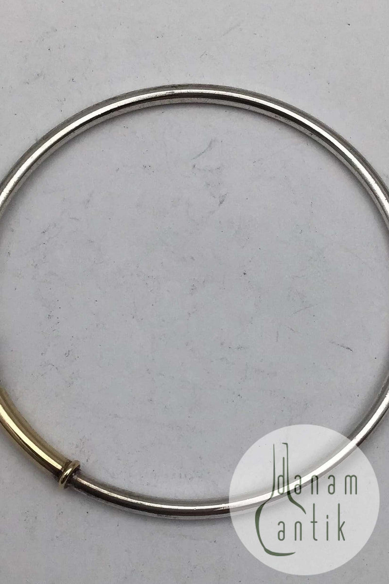 Georg Jensen / Hans Hansen Sterling Sølv / Guld Armring